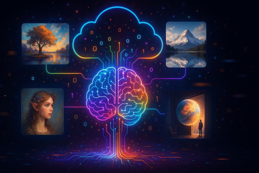 Inteligência Artificial Criando Arte Visual