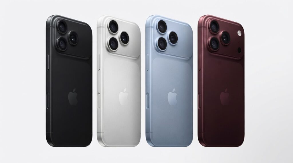 Quatro cores do IPhone 18