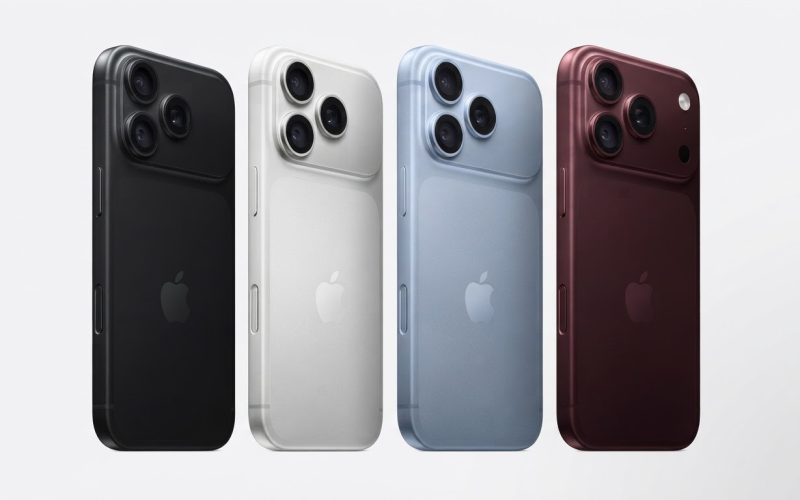 Quatro cores do IPhone 18